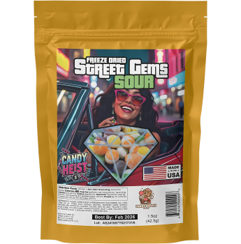 CANDY HEIST - Freeze Dried Street Gems Sour 42.5g